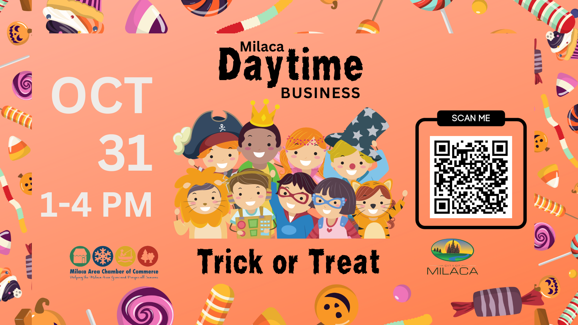 Daytime Business Trick or Treat — Milaca Area Chamber of Commerce