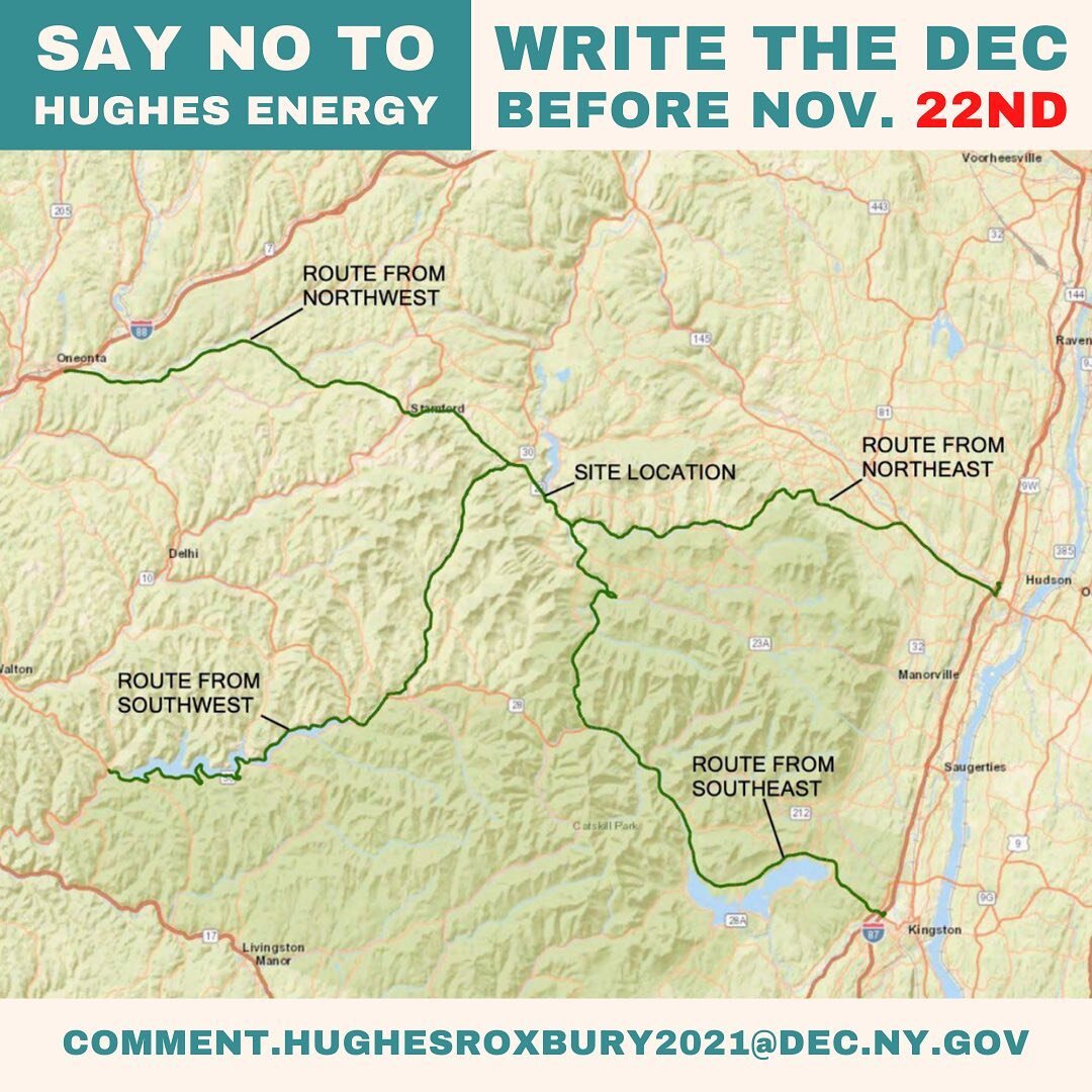 At our community event last week, someone asked: &ldquo;How do we know that the waste will come from will only be a 50-mile radius? Their application to the DEC specifies a much larger range &ndash; they will source from Hudson Valley &amp; Southern 