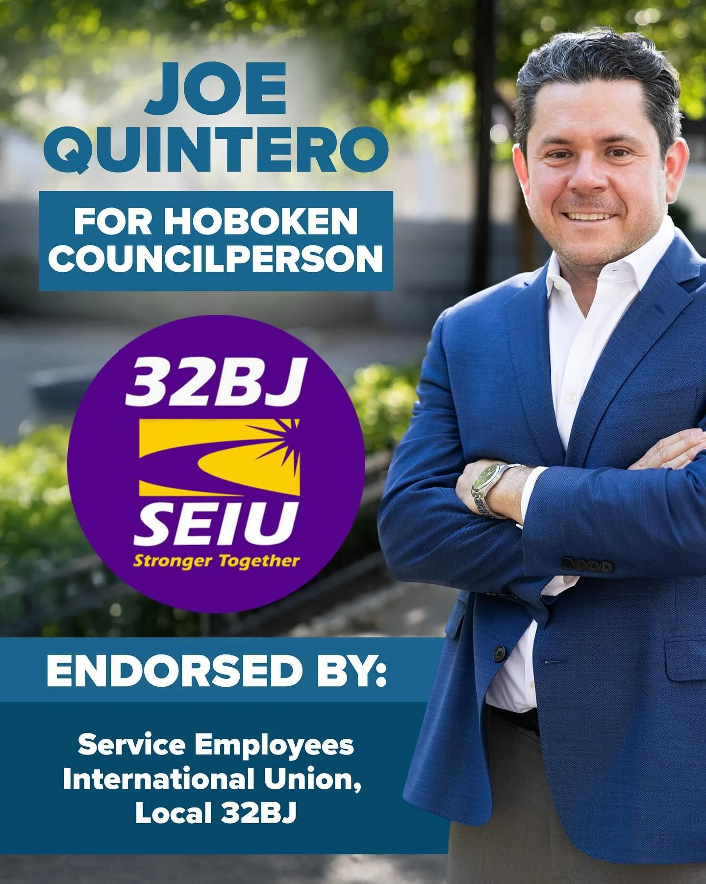 I am beyond honored to once again have the support of my friends at 32BJ. Strong unions are foundational to a thriving economy and @32bjseiu is second to none in lifting up its members AND our community. Thank you again and remember… when we f
