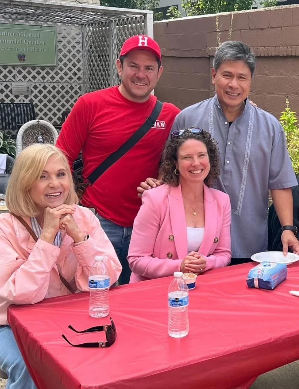 Great day at the St Francis BBQ with the NEXT Mayor of Hoboken (@emily4hoboken) and my favorite priest!