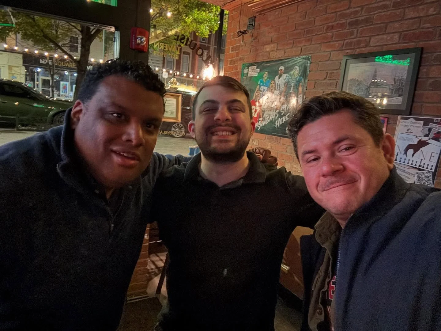 Awesome night hanging out with a couple of great guys in Hoboken!