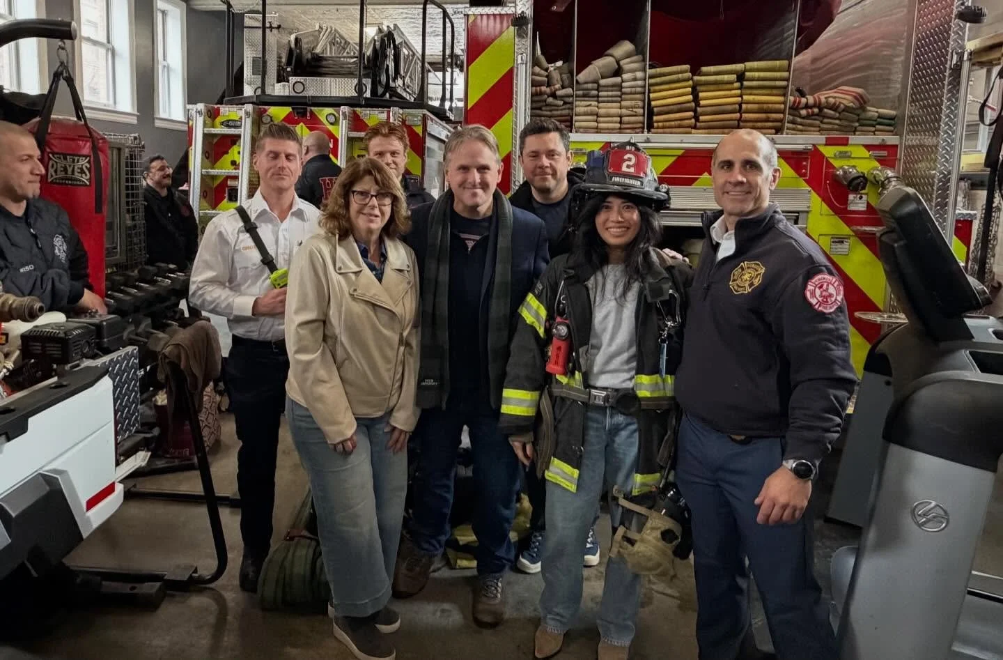 Thank you to Chief Crimmins and his leadership at the Hoboken FD for a fantastic tour of their facilities last Friday. A great of learning for me and my new council colleagues Diane Imus, Caitlin Layson, and Steve Firestone.