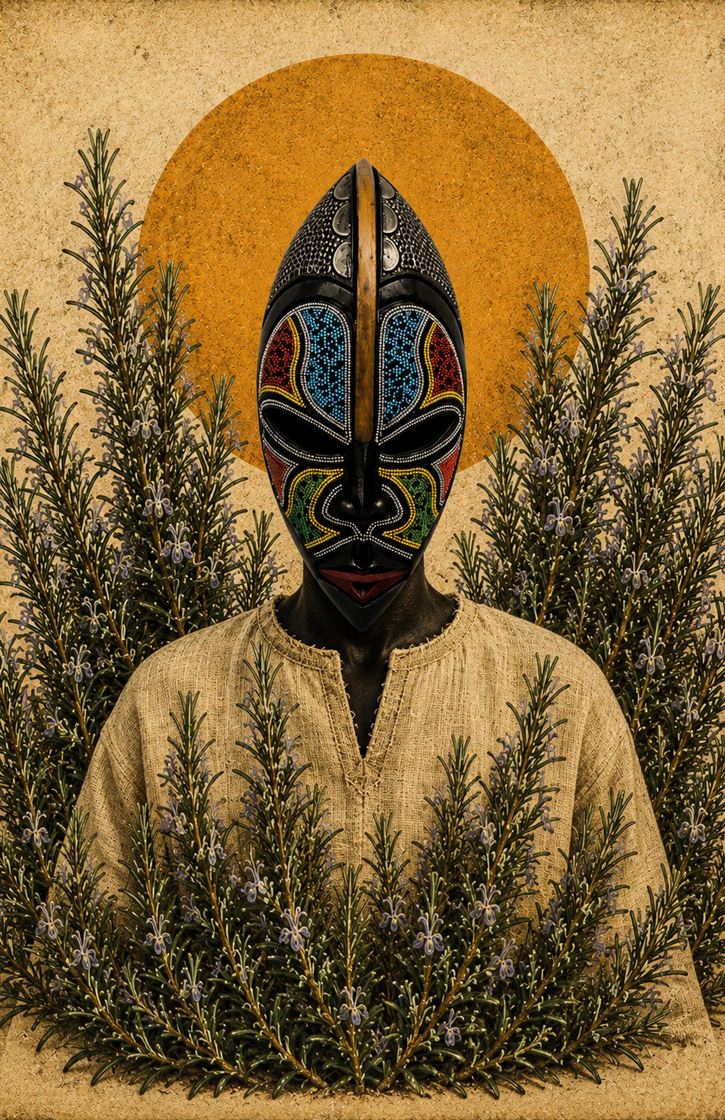 Rosemary (Portraits of the Carried)    |   Size 13in x 19in   |   Digital collage, Archival pigment print  |   Edition of 15 + 2 AP   |   2026