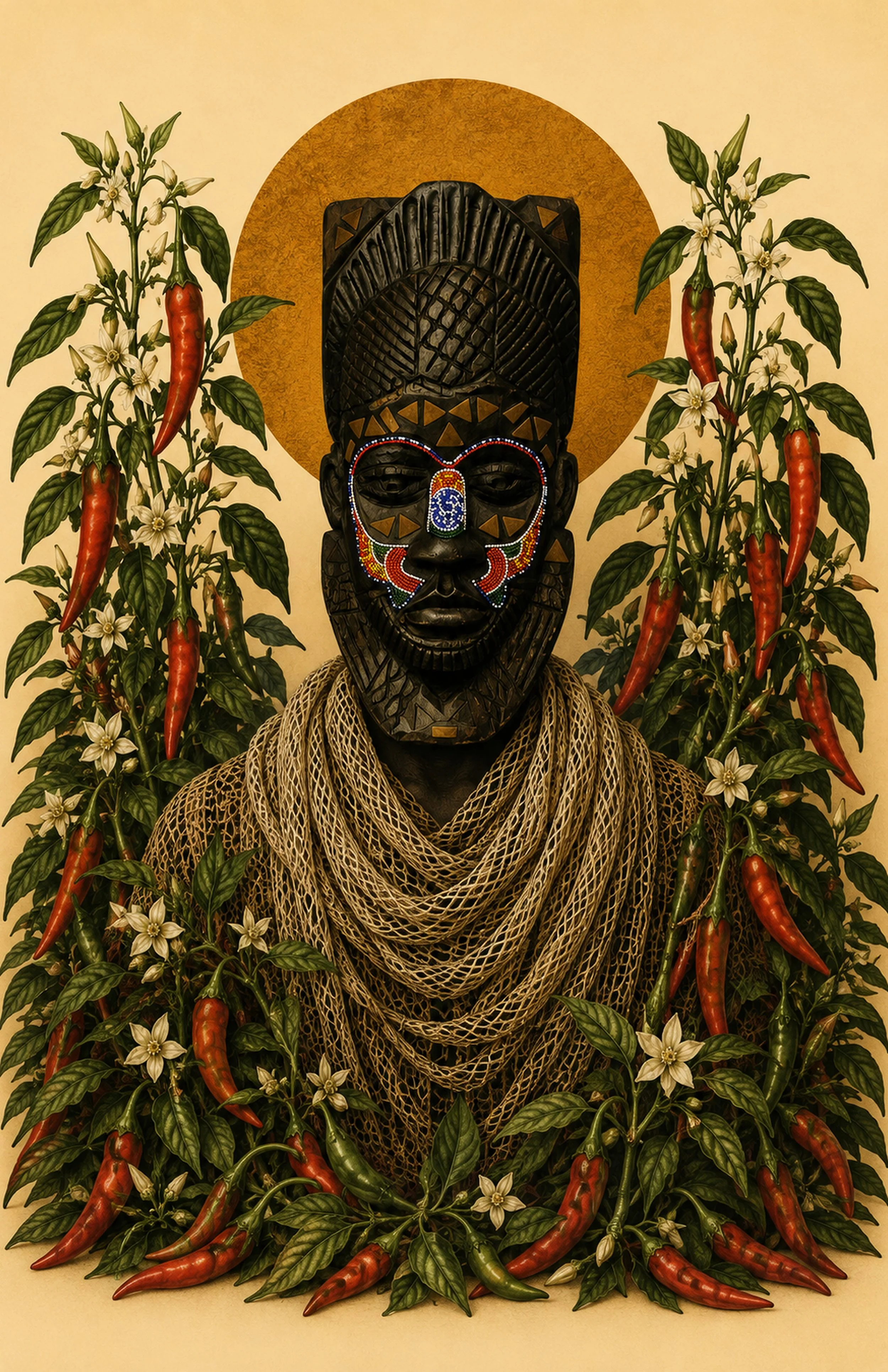 Cayenne (Portraits of the Carried)  |   Size 13in x 19in   |   Digital collage, Archival pigment print  |   Edition of 15 + 2 AP   |   2026
