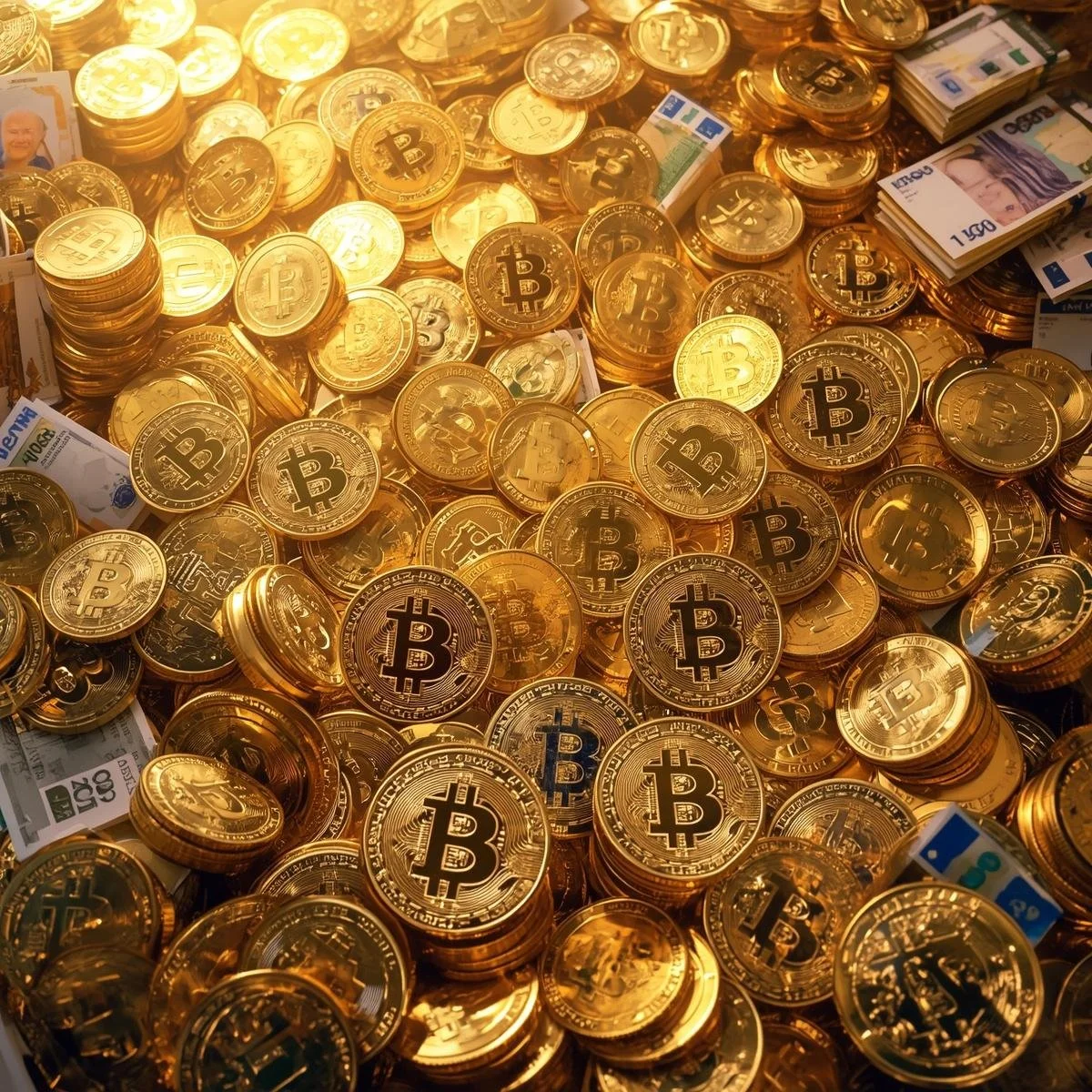 abundance money and bitcoin and euro and cash.jpg