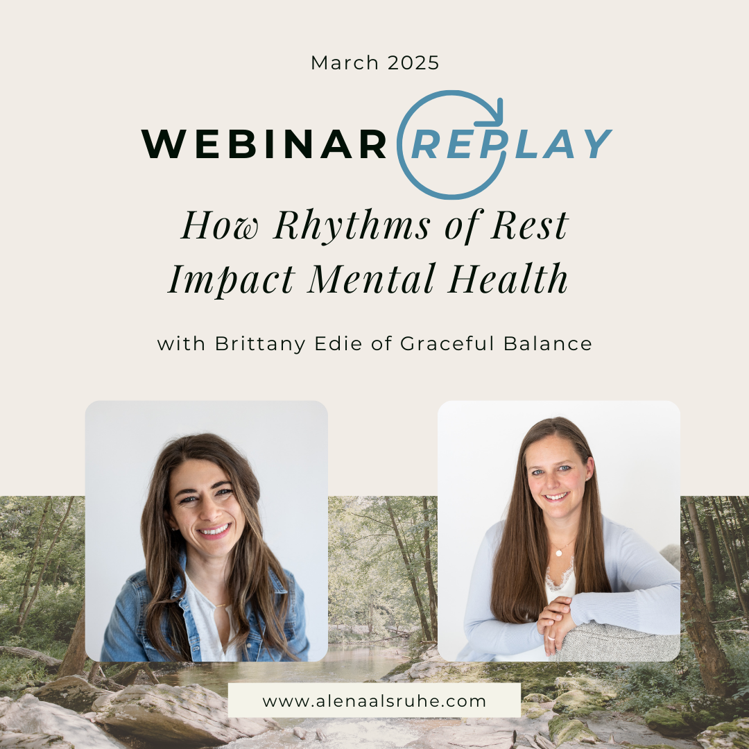As a counselor, military spouse and mom of four, Brittany knows what it's like to lack rest and what happens when you neglect it. Discover how the choices you make daily have a massive impact on your physical and mental health. Learn to rest well, li