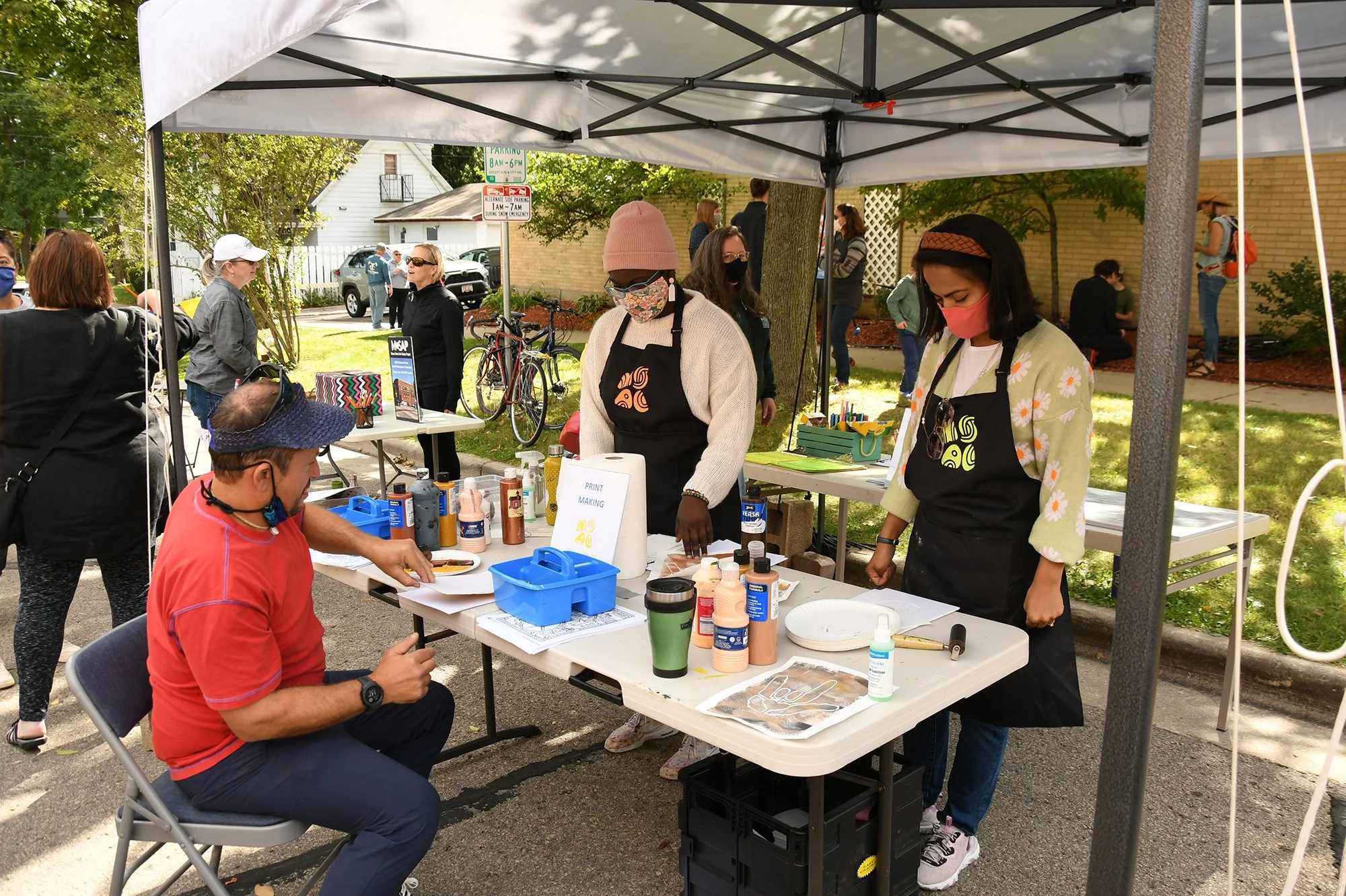 Monroe Street Arts Center table
Photo courtesy of Empire Photography