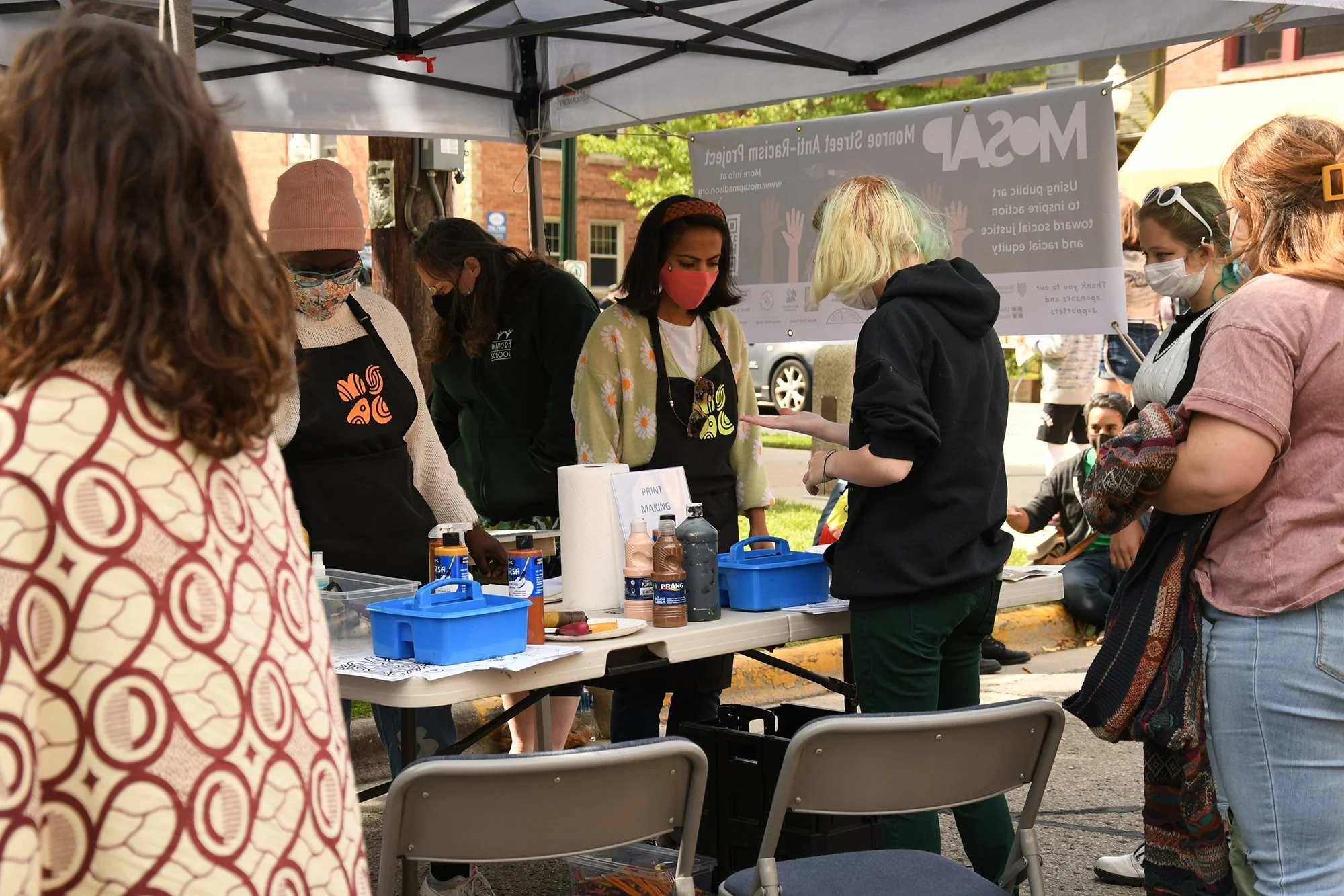 Monroe Street Arts Center table
Photo courtesy of Empire Photography
