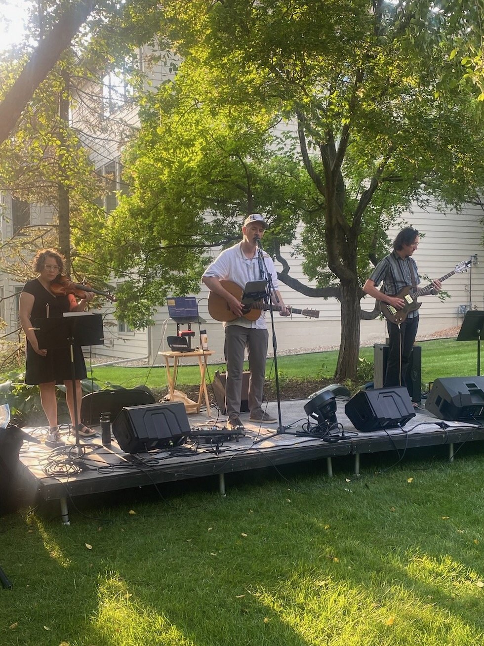 band on stage