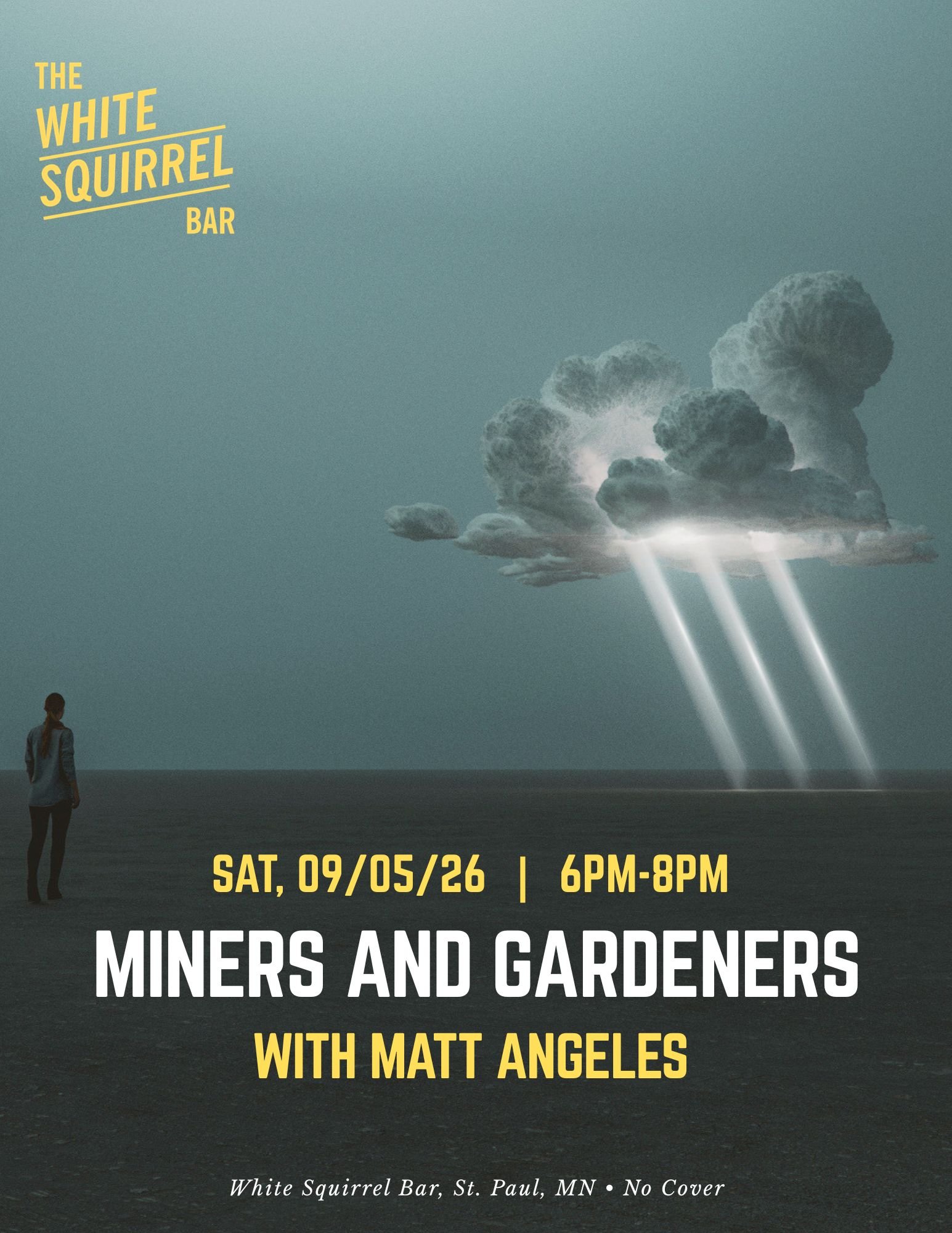 White Squirrel show flyer, 09/05/26