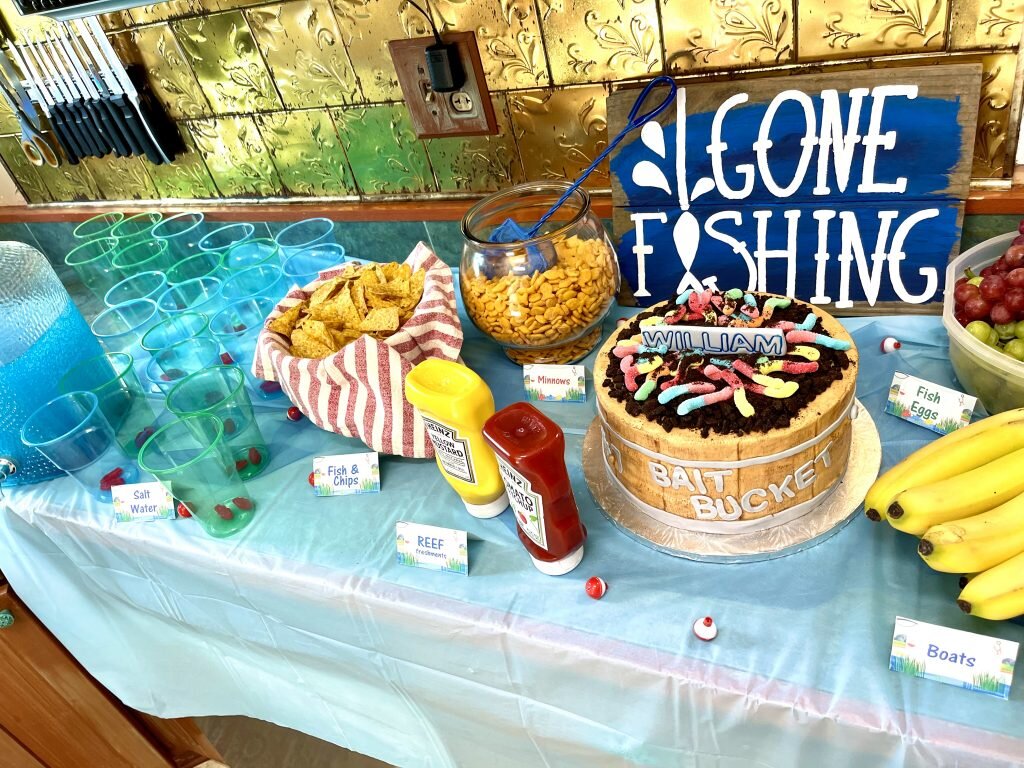 Fishing Birthday Party Ideas — Mom of W.AR., Hear My Roar