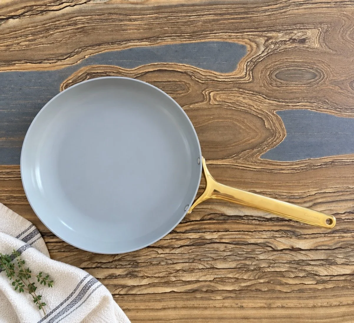 The pan you reach for all the time should make cooking&mdash;and cleanup&mdash;easier. 🍳

That&rsquo;s why I wanted to try this Caraway fry pan. Its ceramic nonstick surface is designed to wipe clean without soaking or scrubbing, and the coating is 