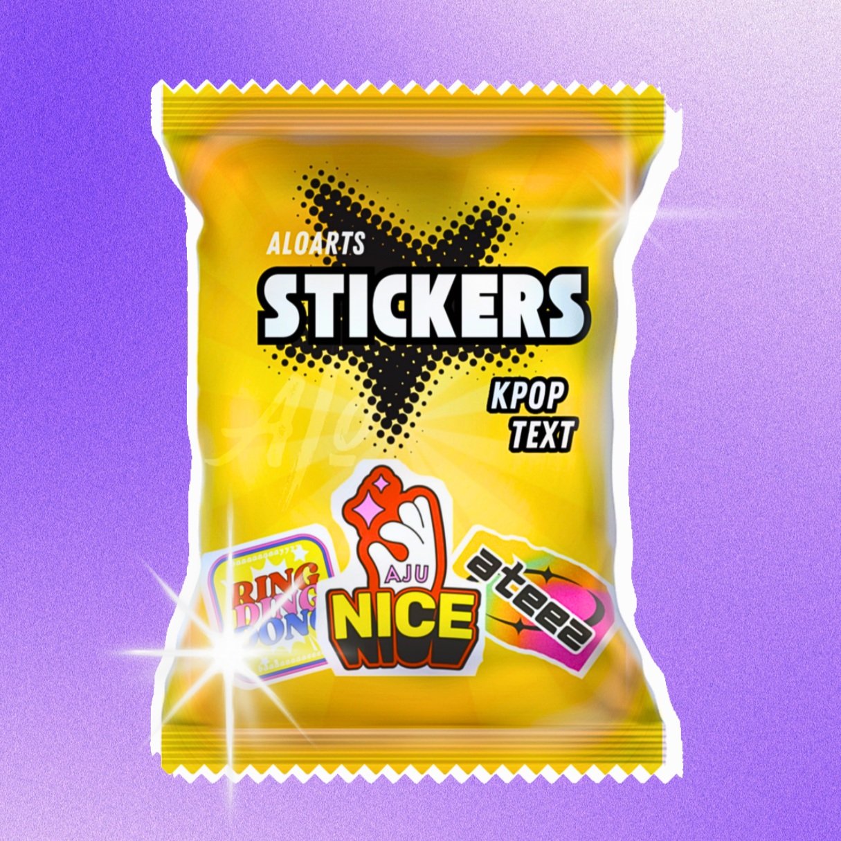 K-Pop Sticker Bags