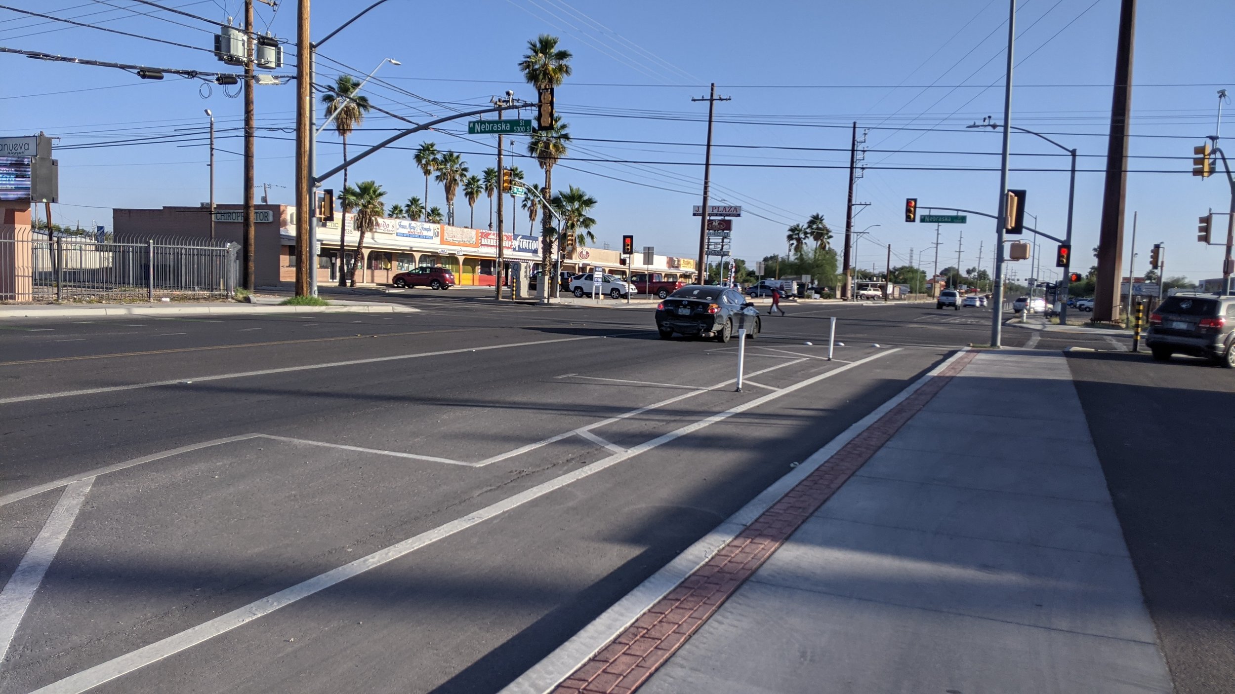 Bike Lane with Bollards 12th Ave.jpg