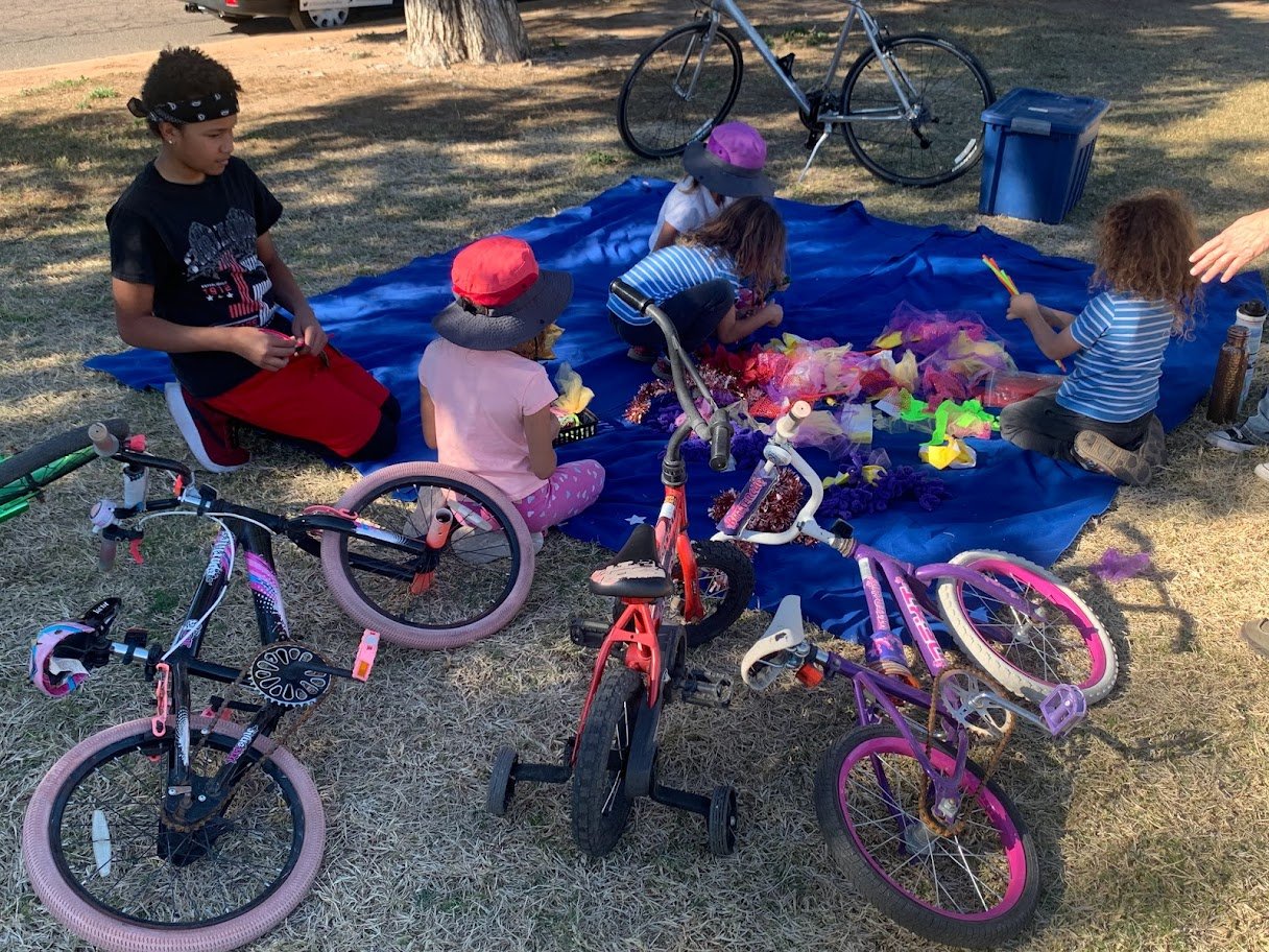 park party dec bikes and decorating.jpg