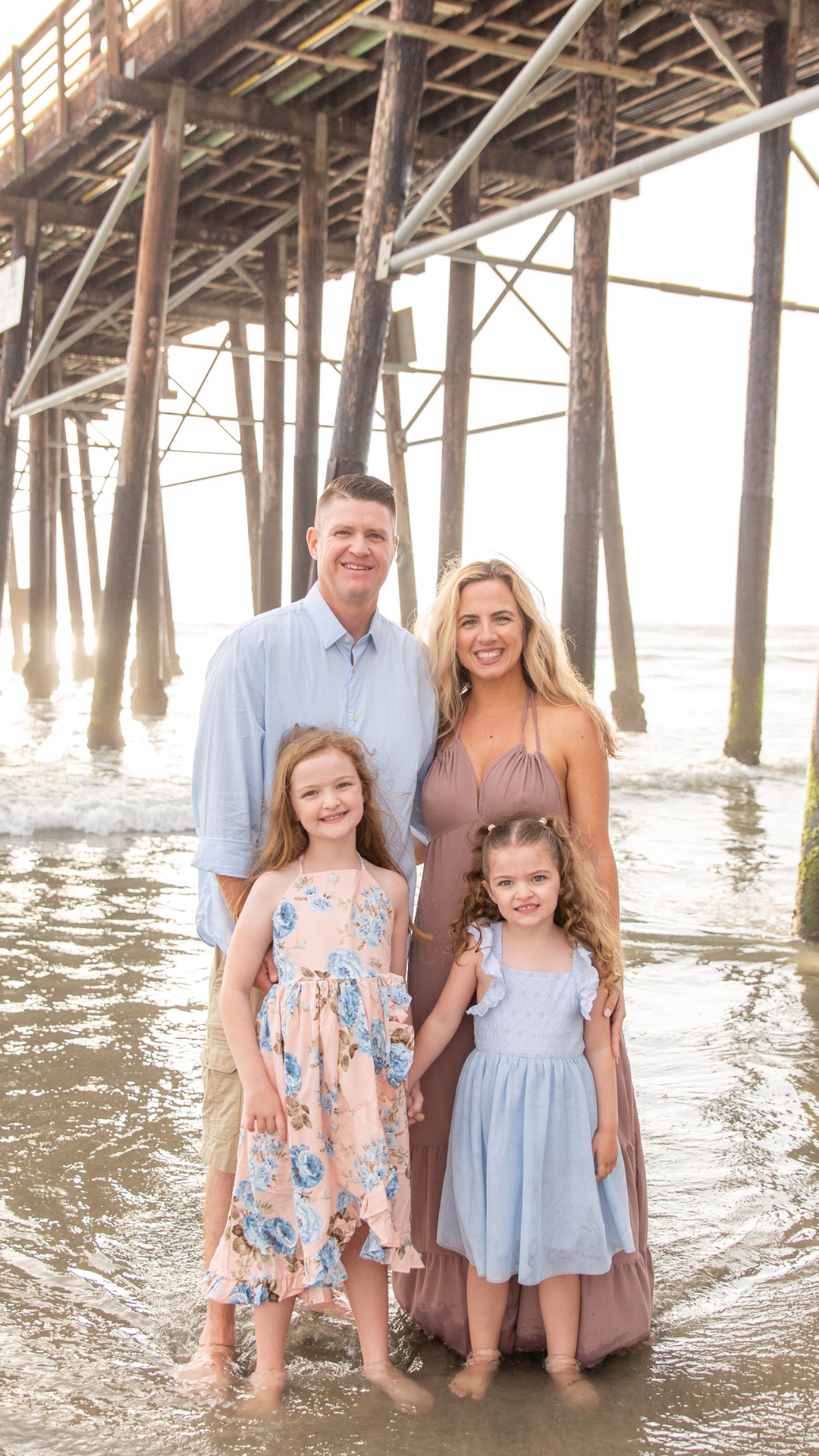Ashley Rose Media California Oceanside Beach Family Photos