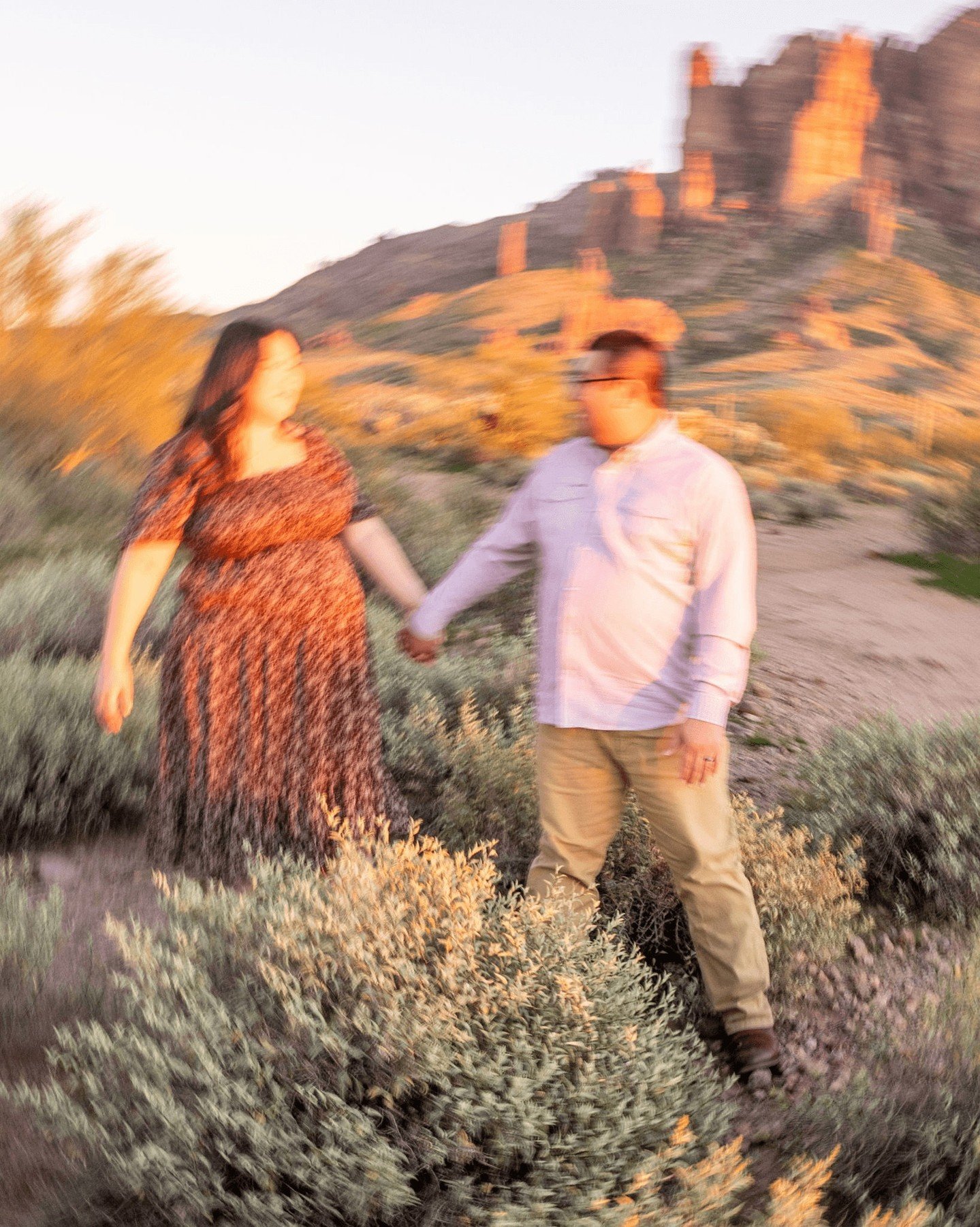 This sweet maternity session was such an incredible celebration for Hailey and Justin, and their growing family. They brought their dogs - Mesa and Daisy, and we spent time exploring the Superstition Mountains, making memories that will live on forev