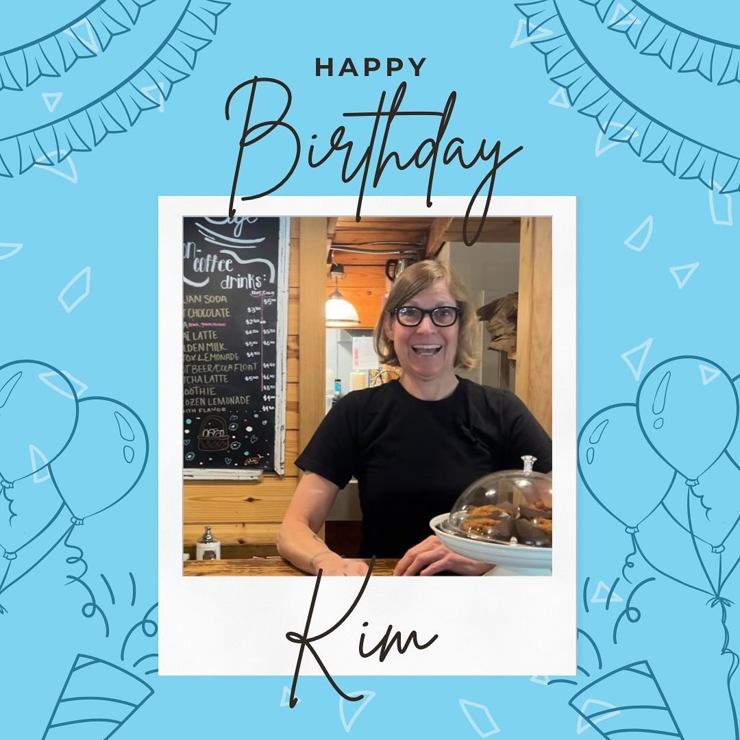 Happy Birthday to Kim!🍪🎉

Kim is the heart of our family out at Bridget&rsquo;s Basket! She does it all, she serves, she bakes, she gardens, and she makes everyone laugh! 

She&rsquo;s always willing to help and she&rsquo;s always happy to accommod