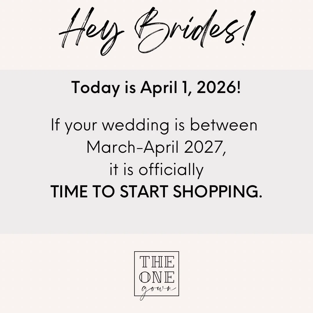 Instagram was acting weird yesterday&mdash;jokes on us, I guess&mdash;so let&rsquo;s pretend it&rsquo;s still April 1. 😵&zwj;💫Calling all Spring 2027 brides: you&rsquo;re officially on the clock! 

Why &ldquo;so early&rdquo; you ask? The timeline f