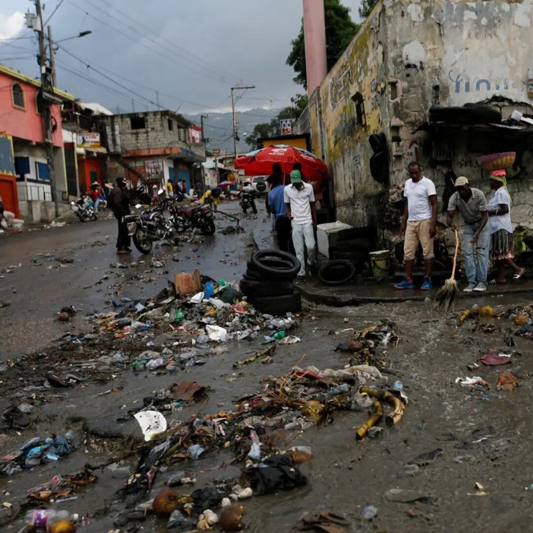 Kouri pou lapli, tonbe nan rivy&egrave;, 

&quot;By running from the rain, you end up falling into the river.&quot;

We feel a bit like a broken record that just continually plays bad news over and over again - but that is also the reality that we ar