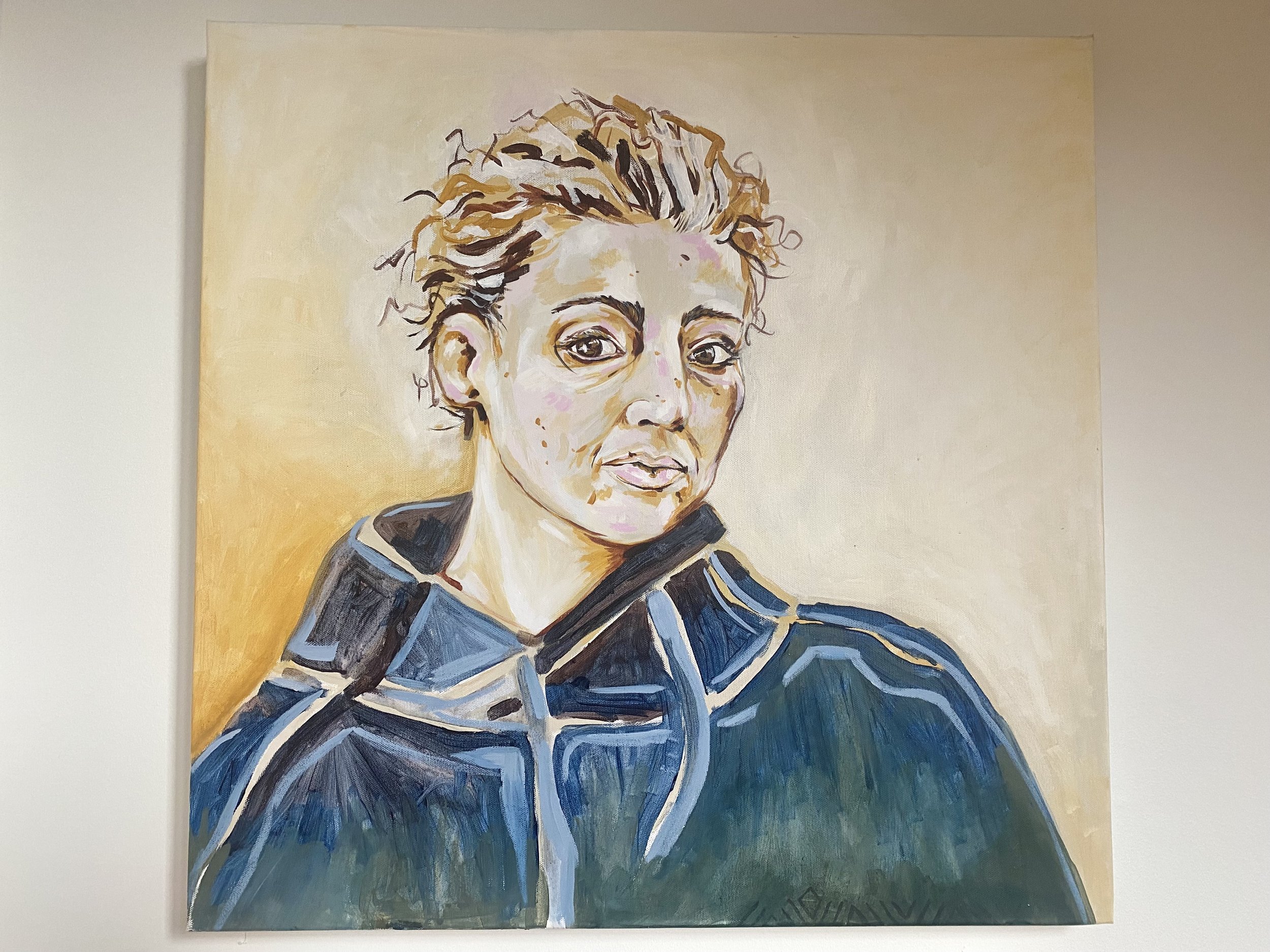 acrylic on canvas, not for sale