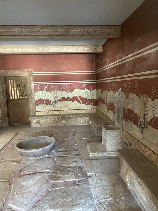 Knossos Interior Throne Room