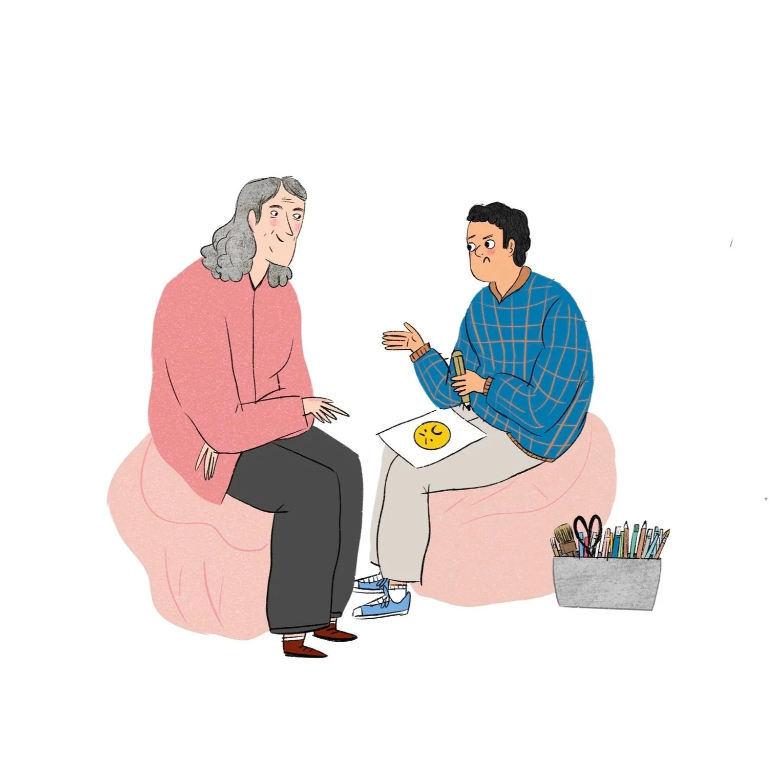 IRC- Illustrations for trauma informed Poster