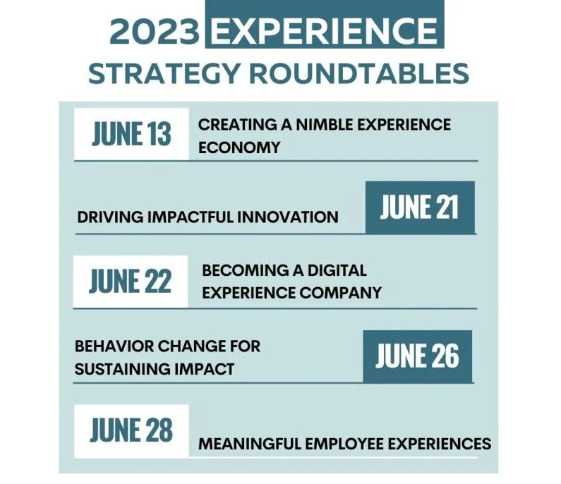 Experience Strategy Roundtables