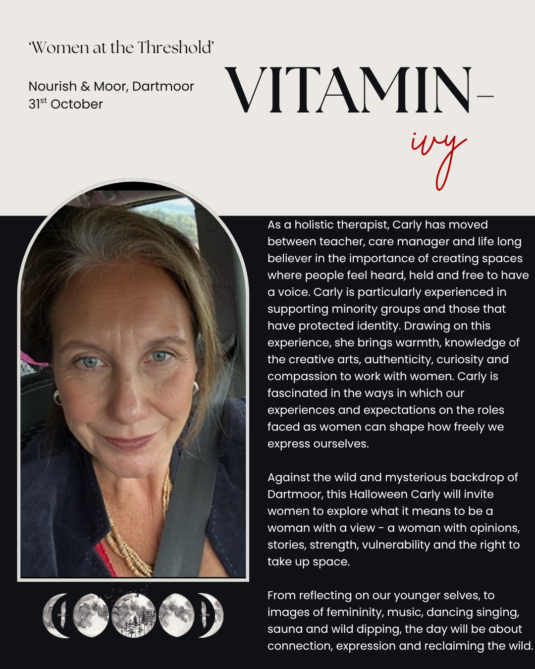 Carly of Vitamin Ivy image and accompanying text