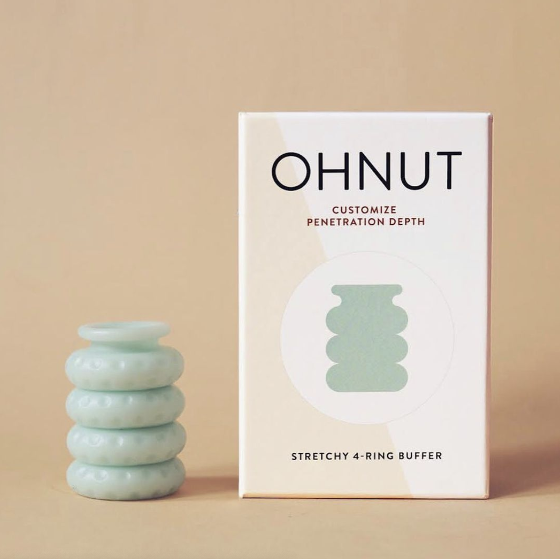 Ohnut, donut rings to custom penetration depth during intercourse.