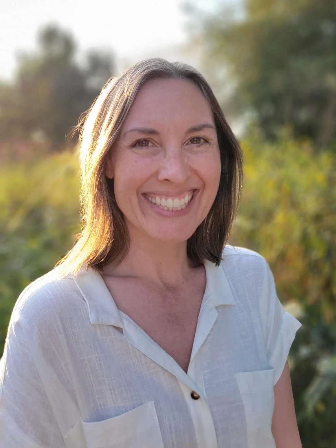 Portrait of Amy Hagerstrom, Licensed Clinical Social Worker and Somatic Experiencing Practitioner.