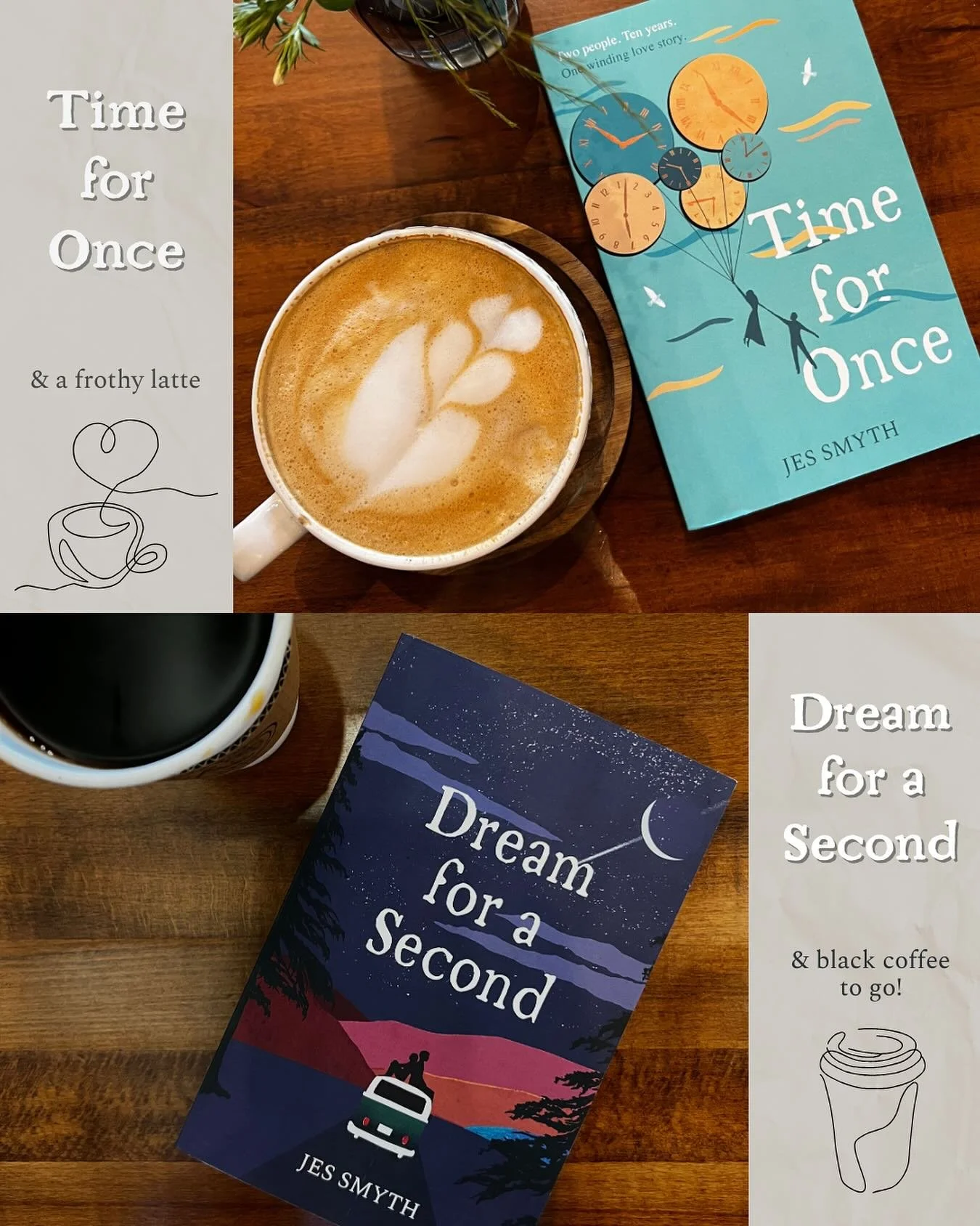 Coffee or tea with my books? Coffee. No question. And here&rsquo;s why:

Time for Once has two standout moments in coffee shops, one in the beginning and one in the middle. The first is tooth-achingly sweet, the second is bottom of the coffee pot bit