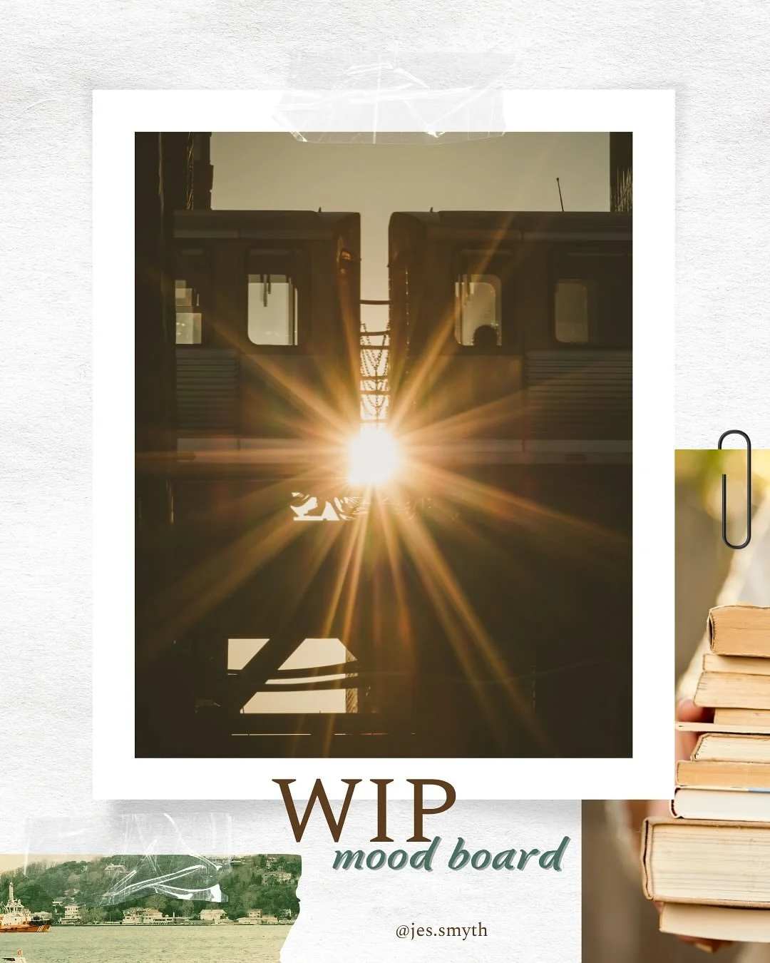 I remember being fascinated by mood boards when I first started my account in 2020. @nikhastowrite, in particular, would post incredible images that captured the mood of his WIPs in such a way that, honestly, I was a bit intimidated! Five years later