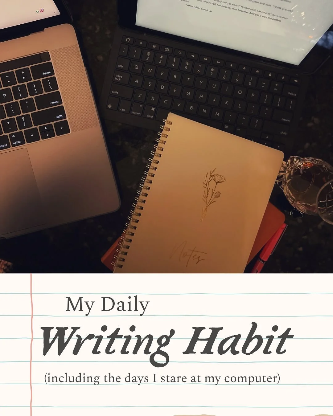 Habits take work&mdash;the good kind. Bad habits take next to nothing and nearly everything at the same time. But this post is about good habits. WRITING habits!

I've been writing seriously since 2020 at a pace and consistency that has validated my 