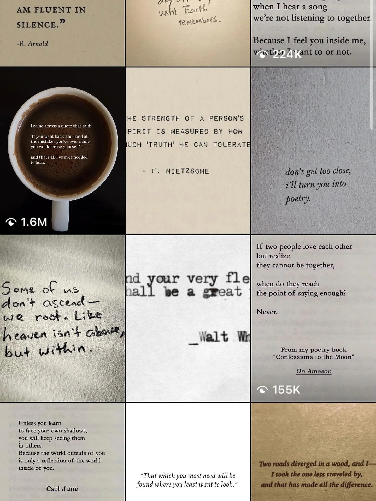 Tell me you&rsquo;re a writer without telling me you&rsquo;re a writer...

::Opens Instagram&rsquo;s search page::

Not a face to be seen&nbsp;&nbsp;✍️ 

Jes
@jes.smyth&nbsp;
&nbsp;⠀
#writersmind
#poem
#quotes
#words
#author