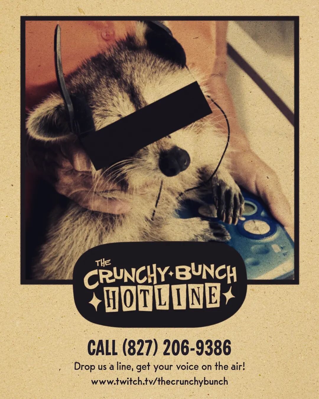 ✨THIS SATURDAY NIGHT✨
The Crunchy Bunch Hotline: Boys and Girls Club of The Northland Fundraiser
Saturday May 21st | 9pm-1am
- - -
We have some fresh tracks off the press ready to rock for you. We're taking your calls and messages and shoutouts. Grab