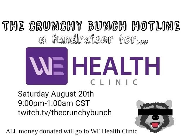 Saturday Hotline is on y'all! call the neighbors, text your friends, snail mail your grandma, it's all going down in the comfort of your own home! we'll be taking donations ALL night and every penny we get we're throwing right back at @wehealthclinic