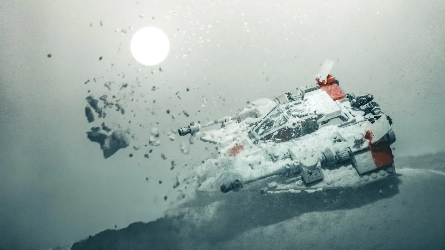 It took a lot of attempts to get the snow crash just right but I eventually was able to capture it at the right moment.
