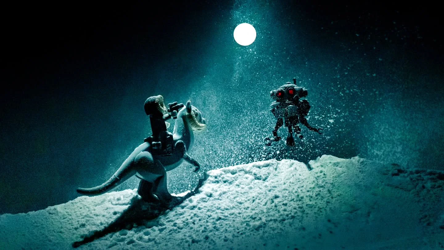 This might be my new favorite photo. I tried a similar shot many years ago, but this time it happened completely spontaneously instead of being something I carefully set up to capture.

An interesting detail about this photo is that the Imperial Prob