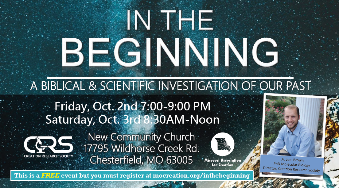 In The Beginning @ New Community Church