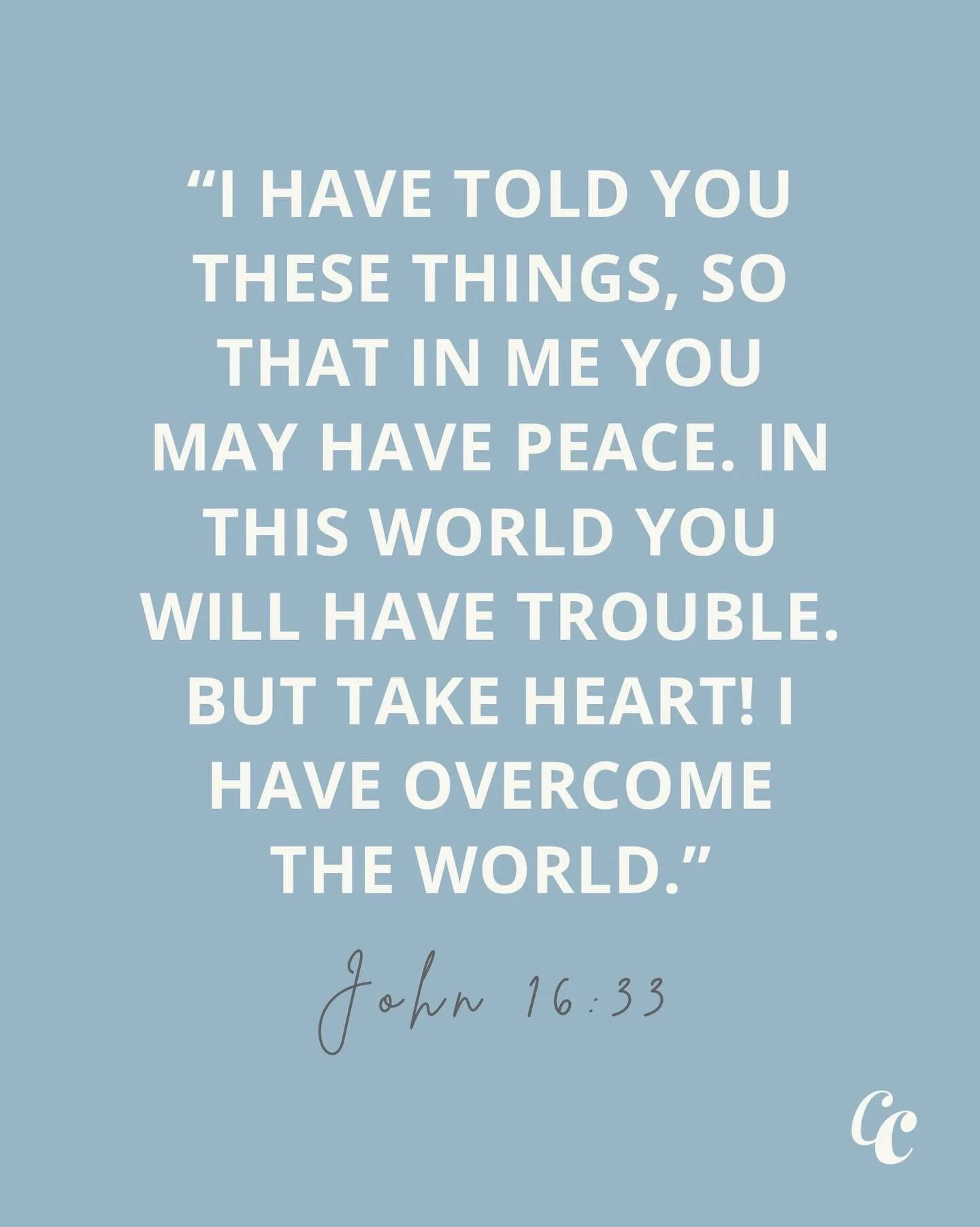 In Session 2 of the Choosing Cheer Course, I share 3 things that a specific season taught me rooted in John 16:33. 

If you are in a hard season right now &mdash; or you know someone who is, this one is for you. 

💬Comment CHEER and I&rsquo;ll send 