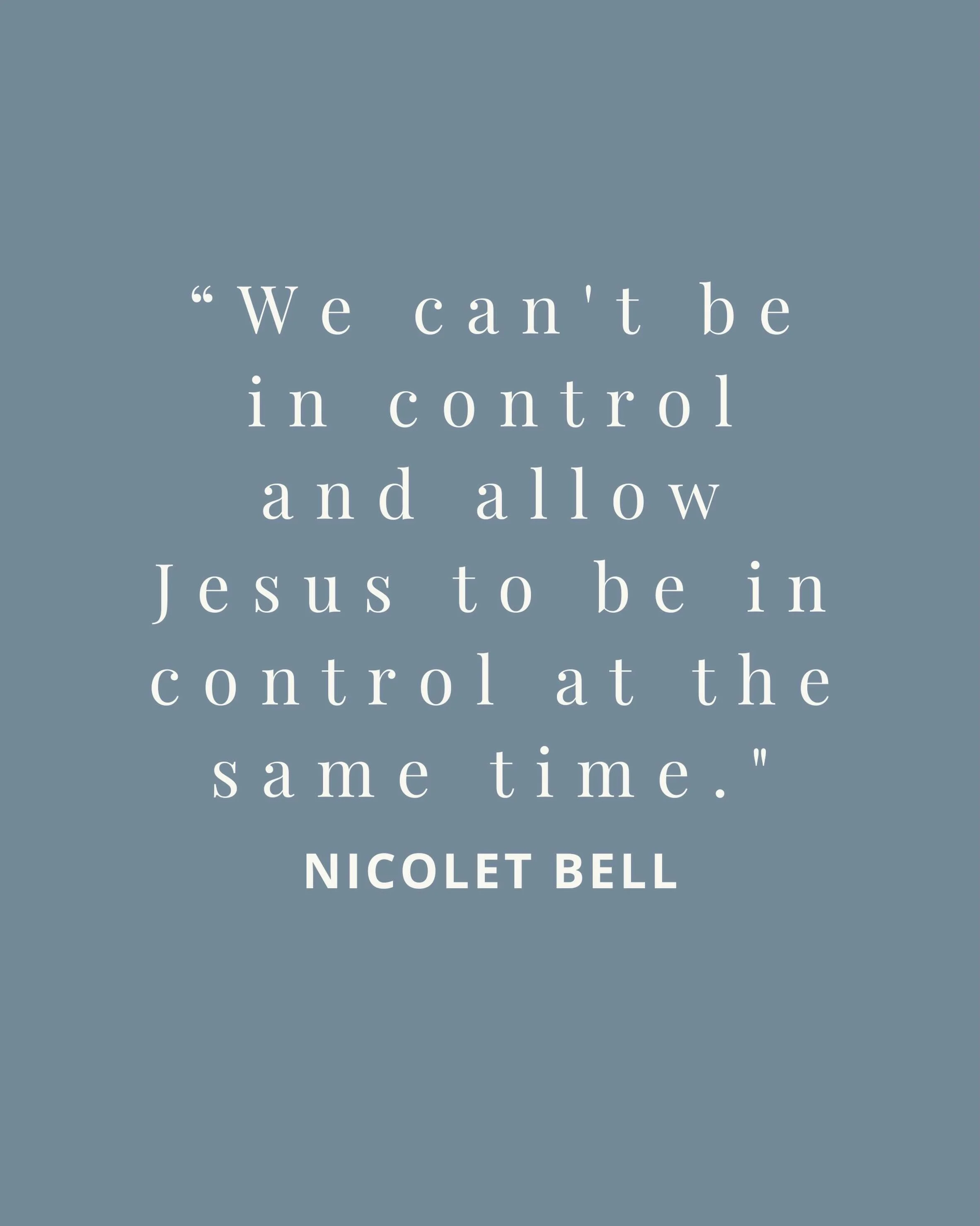 The hardest truth to sit with &mdash; and the most freeing one to finally accept. 🤍

We grip so tightly to our plans, our timelines, our outcomes... but control was never really ours to hold. 

The moment we release our grip is the moment we can tur