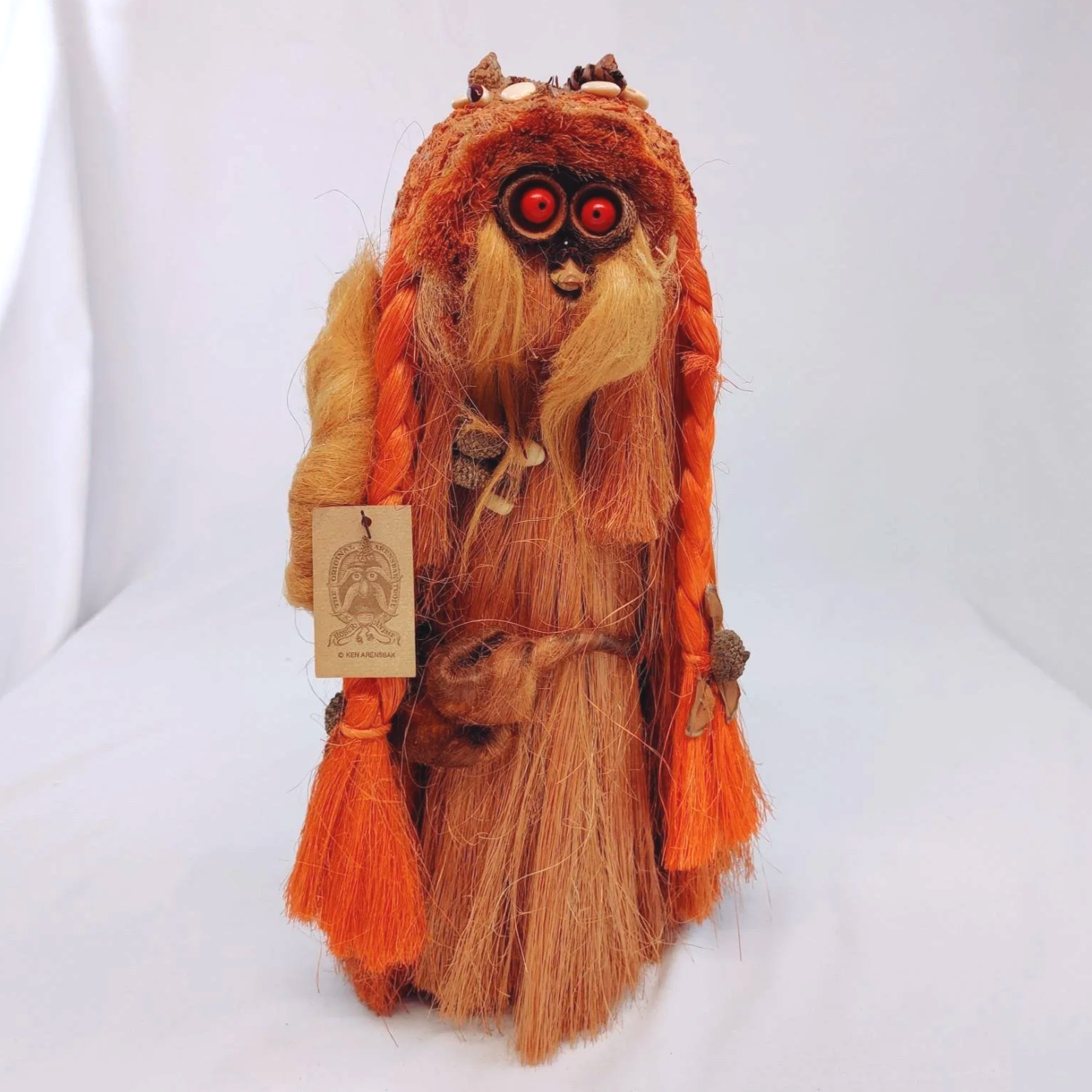 Ken Arensbak 16" Folk Art  Troll Handmade 1970s