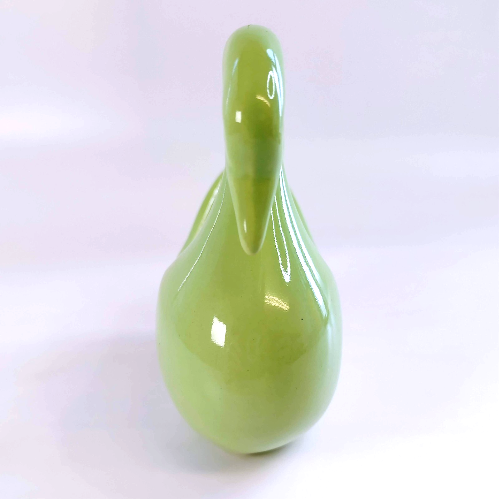 Vintage Camark Pottery Swan Planter Mint Green 1950s MCM