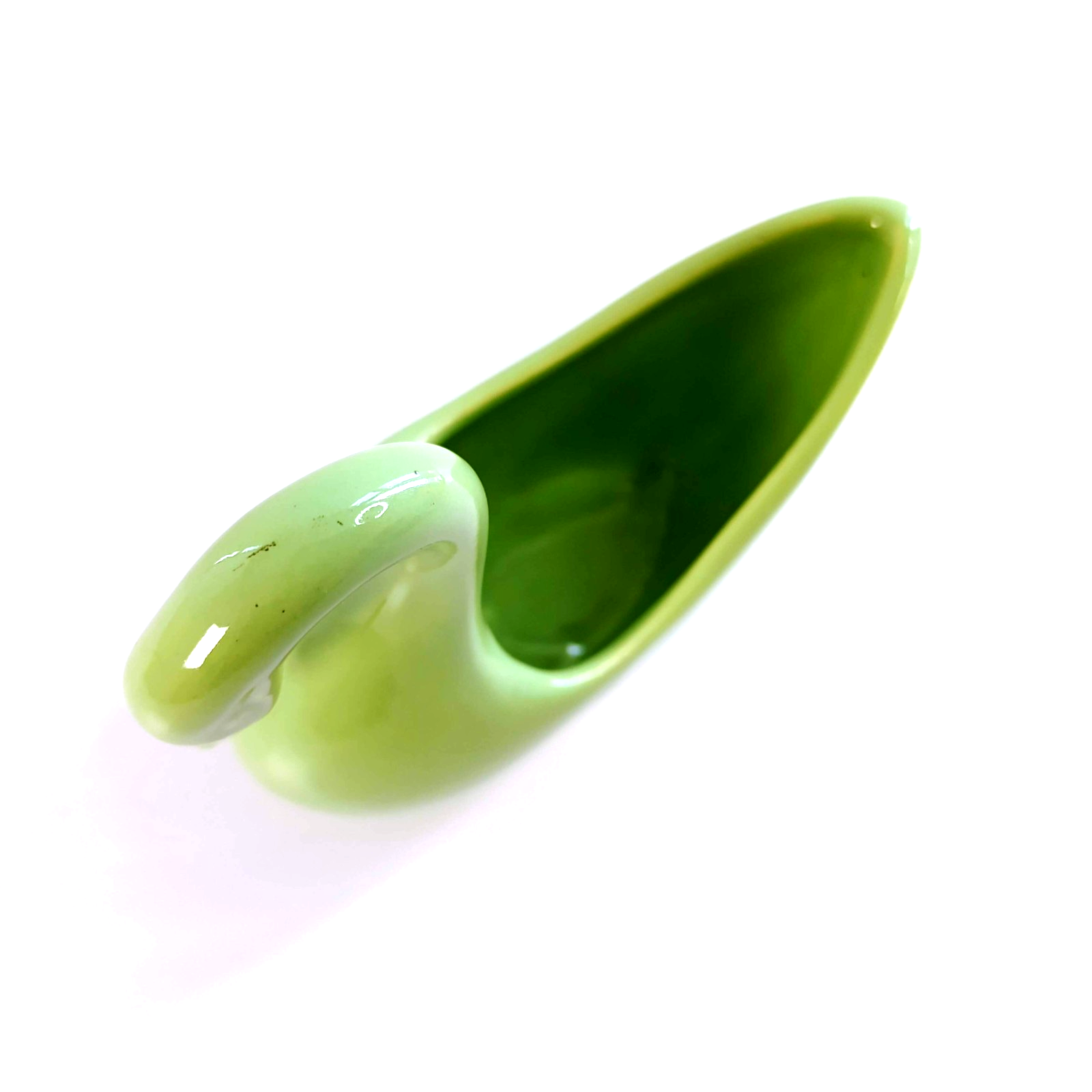 Vintage Camark Pottery Swan Planter Mint Green 1950s MCM