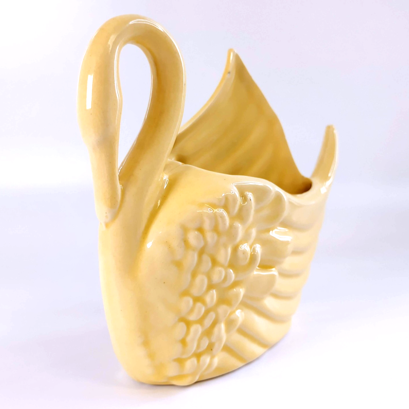 Vintage Royal Haeger Yellow Swan Planter Ceramic Mid Century Modern MCM USA