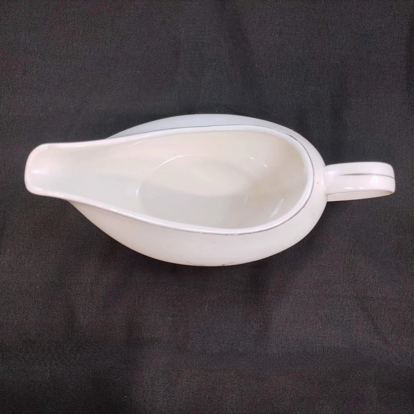 Vintage Royal Wheat Teal Stars Louise Gravy Boat Japan 16 oz