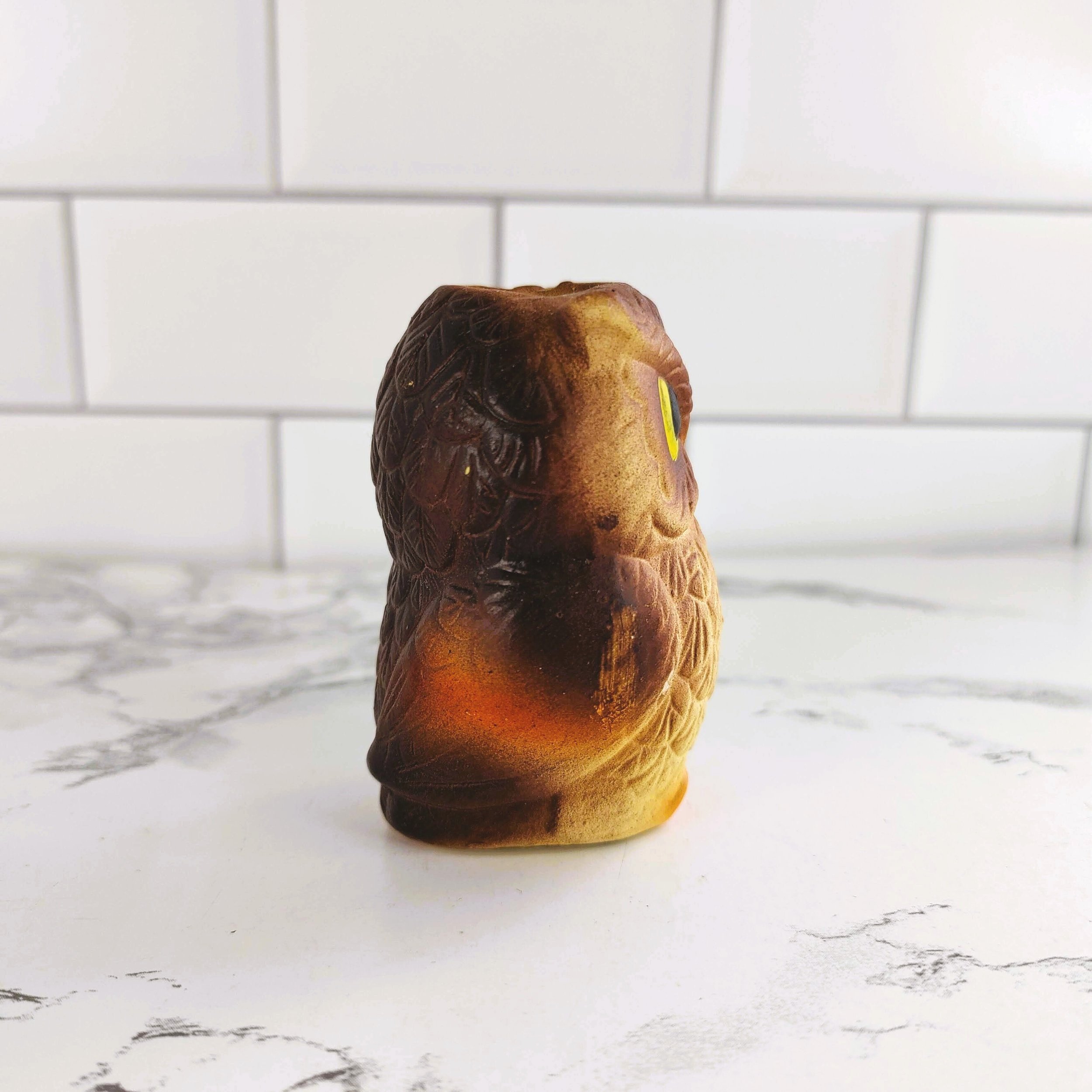 Vintage Ceramic Owl Toothpick Holder