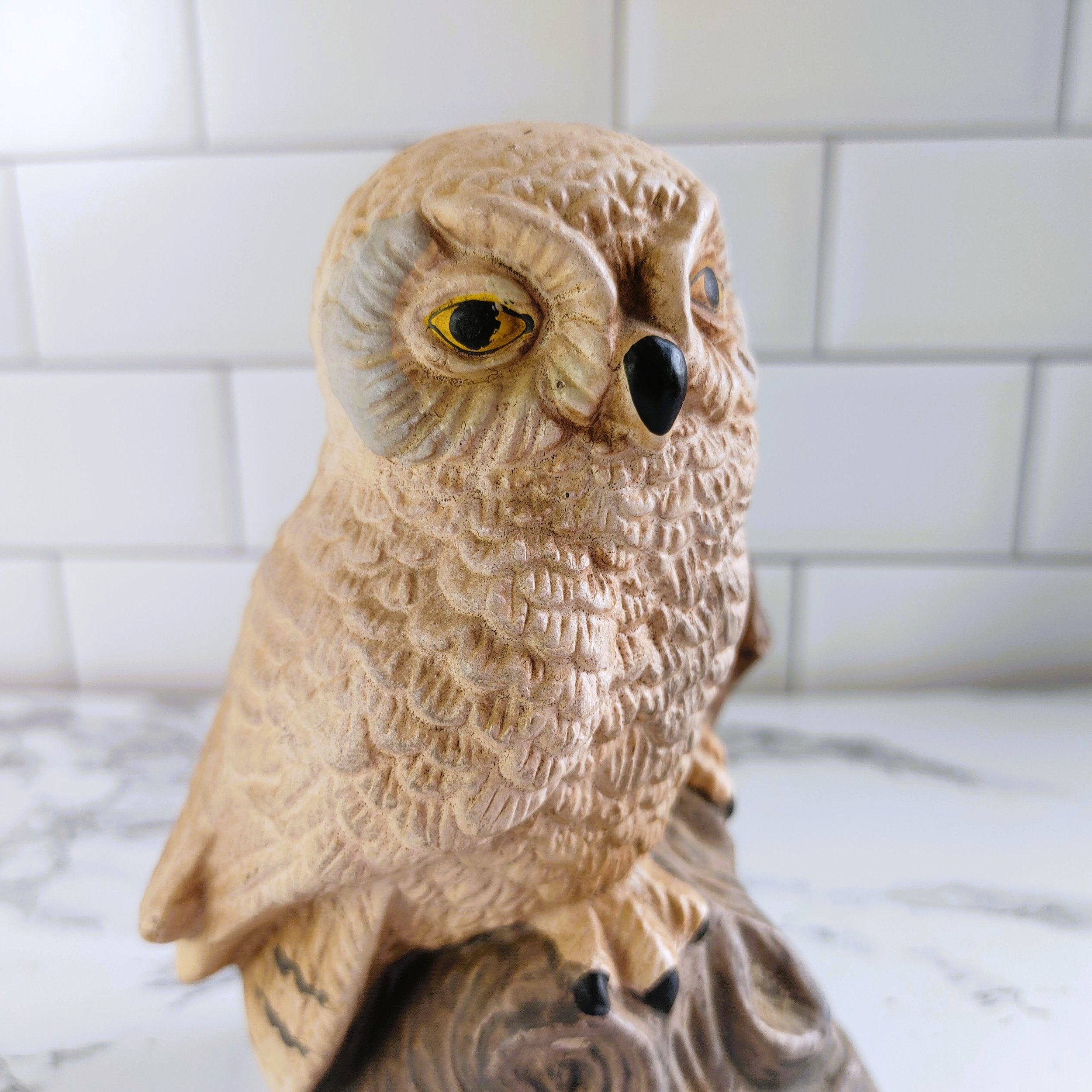 Vintage 1979 Enesco Snowy Owl Figurine