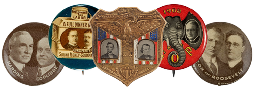 Collecting Political Buttons: A Window into Political History — Vintage ...